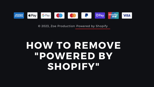 How to remove powered by Shopify the easy way in 2023