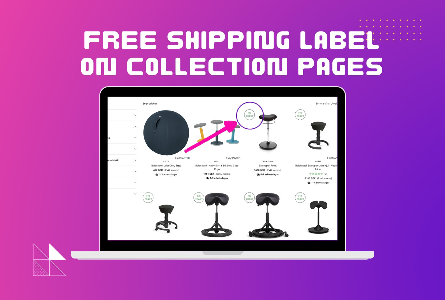 Add a Free Shipping Label On Collection Pages
