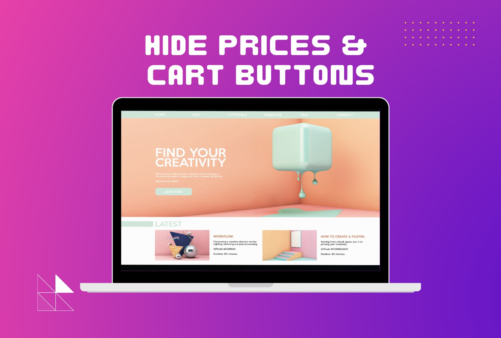 Hide Prices & Cart Buttons for Selected Products – Zoe Production