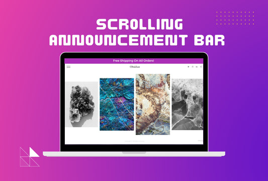 Get a Scrolling Announcement Bar into Your Theme's Header